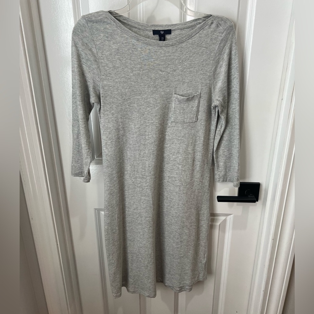 3/4 sleeve T-shirt dress